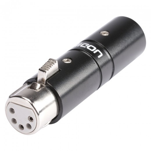 Hicon HI-X3X5MF - adapter XLR 3M/5F Hicon HI-X3X5MF - adapter XLR 3M/5F
