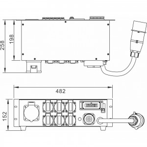 Briteq PD-32SH/GERMAN - dystrybutor zasilający