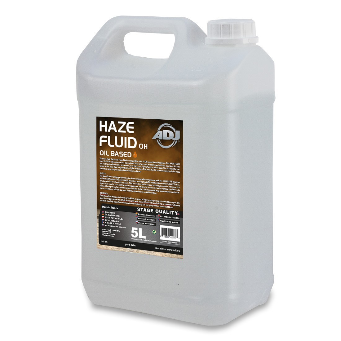 ADJ ADJ Haze Fluid oil based 5l - płyn do wytwornicy  mgły