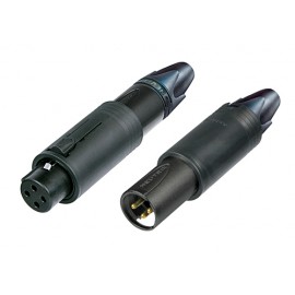 Neutrik NC3FM-C-B - wtyk XLR męski/żeński