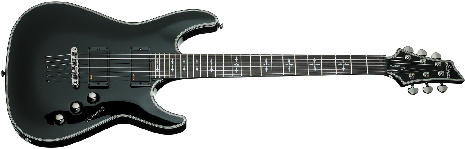 Schecter Hellraiser C1 BLK - gitara elektryczna