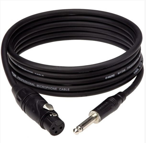 Klotz MBFP1X0500 - kabel mikrofonowy XLR F/Jack Amphenol 5m