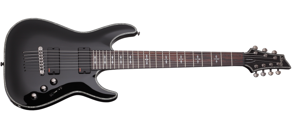 Schecter Hellraiser C7 BLK - gitara elektryczna