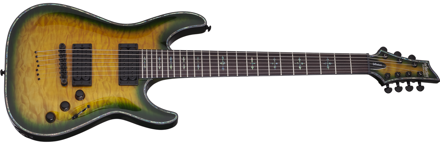 Schecter Hellraiser C7 PASSIVE DGB - gitara elektryczna