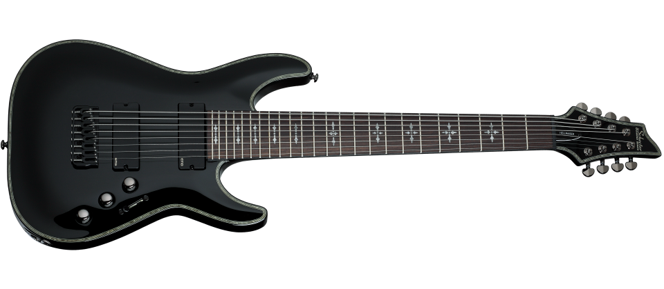 Schecter Hellraiser C8 BLK - gitara elektryczna