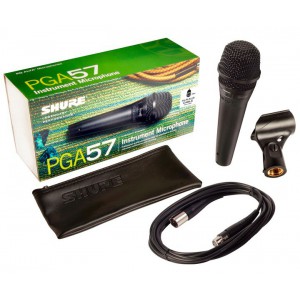 Shure PGA57-XLR
 - mikrofon dynamiczny instrumentalny