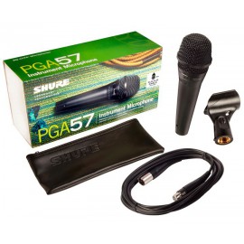 Shure PGA57-XLR
 - mikrofon dynamiczny instrumentalny