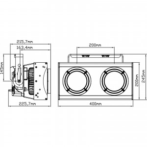 Briteq BT-BLINDER2 IP - reflektor IP65