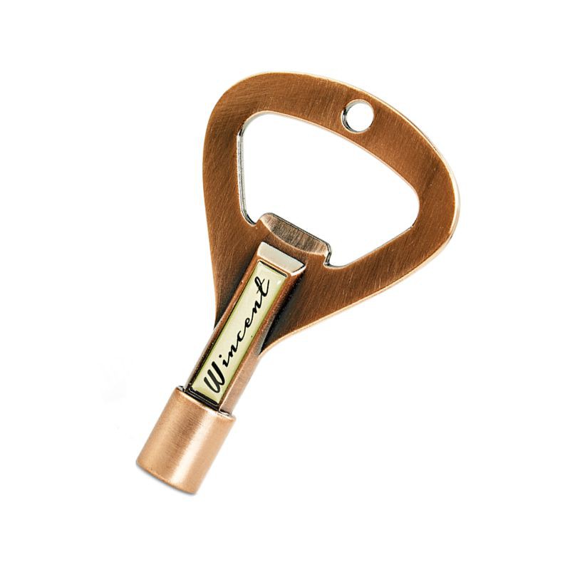 Wincent Rock Key Relic Bronze - kluczyk perkusyjny z otwieraczem