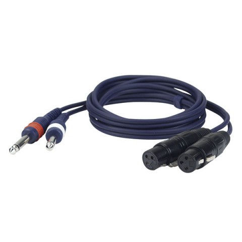 Reloop 2x Jack - 2x XLR FL43 - kabel (3m)