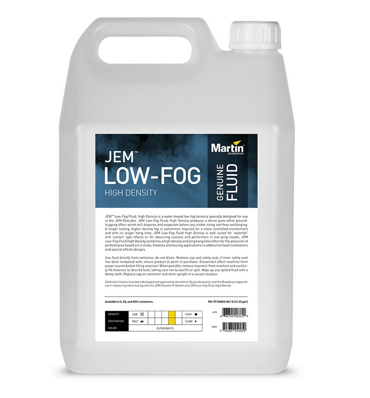 JEM Low-Fog Fluid High Density - płyn do dymu niskiego (5l)