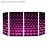 Equinox DJ Screen Heart Design Lycra (4 Pack) - naciągi, wypełnienie do dj screen