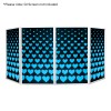 Equinox DJ Screen Heart Design Lycra (4 Pack) - naciągi, wypełnienie do dj screen