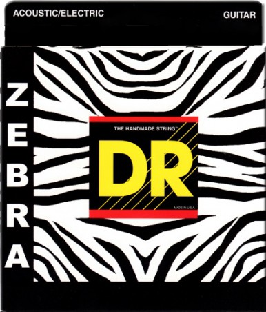 DR ZEBRA - Acoustic/Electric Guitar Single String, .011, plain