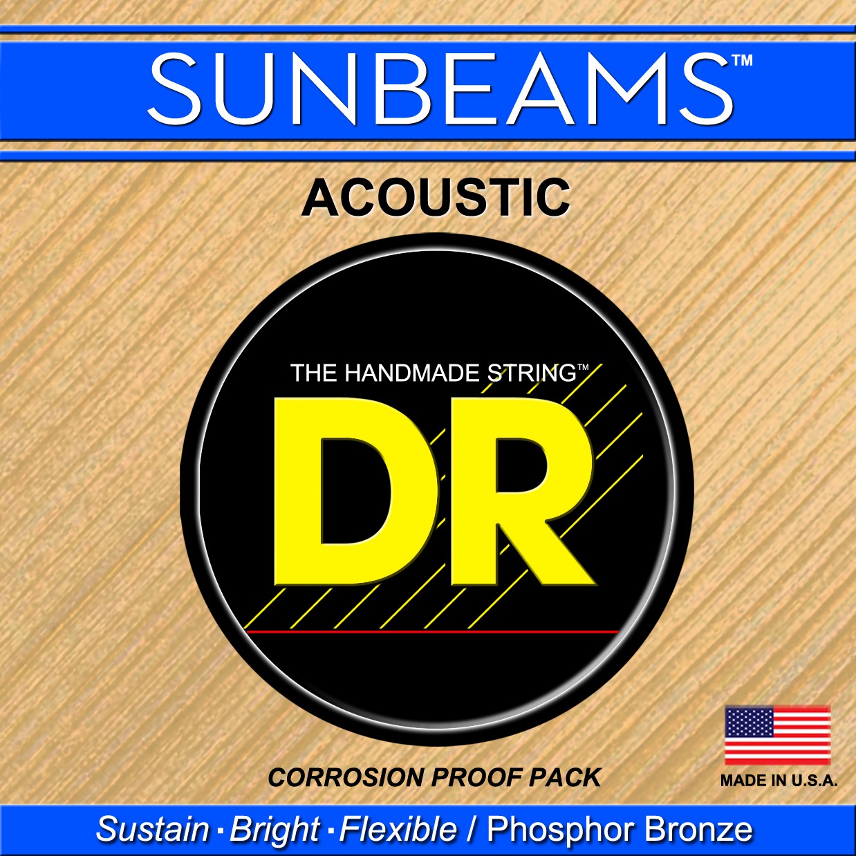 DR SUNBEAMS - Acoustic Guitar Single String, .012, plain DR SUNBEAMS - pojedyncza struna do gitary akustycznej, .012, plain