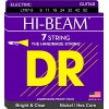 DR HI-BEAM - LTR7-9 - struny do gitary elektrycznej Set, 7-String Light, .009-052