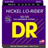 DR NICKEL LO-RIDER - struny do gitary basowej, 6-String, Medium, .030-.125