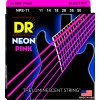 DR NEON Hi-Def Pink - NPE-11 - struny do gitary elektrycznej Set, Heavy, .011-.050