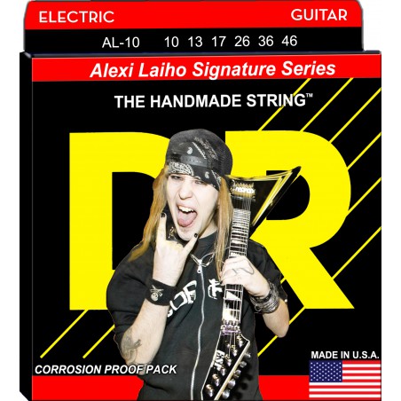 DR Alexi Laiho Signature Series - AL-10 - Electric Guitar String Set, Medium, .010-.046