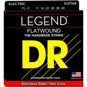 DR LEGEND - FL-11 - struny do gitary elektrycznej Set, Extra Light, .011-.048