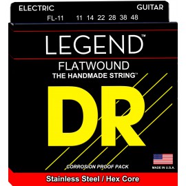 DR LEGEND - FL-11 - struny do gitary elektrycznej Set, Extra Light, .011-.048