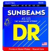 DR SUNBEAMS - struny do gitary basowej, 5-String, Medium, .045-.125