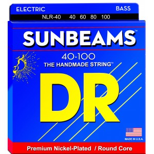 DR SUNBEAMS - struny do gitary basowej, 4-String, Light, .040-.100