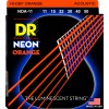 DR NEON Hi-Def Orange - NOA-11 - struny do gitary akustycznej Set, Medium Light .011-.050