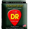 DR DRAGON SKIN - DSA-11 - struny do gitary akustycznej Set, Coated Phosphor Bronze, Medium Light, .011-.050