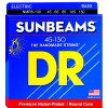 DR SUNBEAMS - struny do gitary basowej, 5-String, Medium, .045-.130