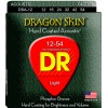 DR DRAGON SKIN - DSA-12 - struny do gitary akustycznej Set, Coated Phosphor Bronze, Medium, .012-.054