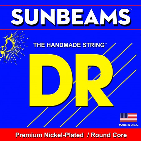 DR SUNBEAMS - Bass String Set, 5-String, Light, .040-.120