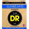 DR SUNBEAMS - RCA-12 - struny do gitary akustycznej Set, Medium, .012-.054