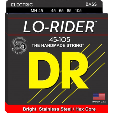 DR LO-RIDER - MH-45 - Bass String Set, 4-String, Medium, .045-.105