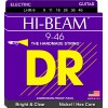 DR HI-BEAM - LHR-9 - struny do gitary elektrycznej Set, Light & Heavy, .009-046