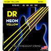 DR NEON Hi-Def Yellow - struny do gitary basowej, 4-String, Light, .040-.100