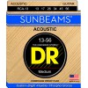 DR RCA-13 - SUNBEAMS - struny do gitary akustycznej Set, Medium Heavy, .013-.056