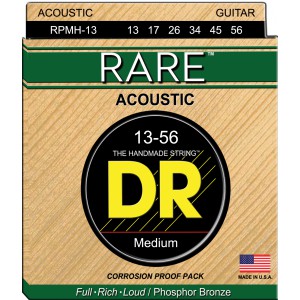 DR RARE - RPMH-13 - struny do gitary akustycznej Set, Medium Heavy, .013-.056