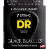 DR BLACK BEAUTIES - BKE7-9 - struny do gitary elektrycznej Set, 7-String Light, .009-.052