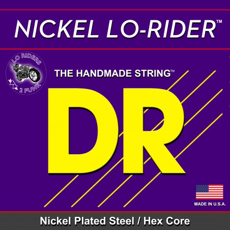 DR NICKEL LO-RIDER - Bass String Set, 5-String, Light, .040-.120