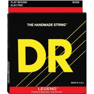 DR SFL-45 - HI-BEAM Flats - struny do gitary basowej, 4-String, Medium, .045-.105, Short Scale