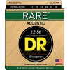 DR RARE - PBG-12/56 - struny do gitary akustycznej Set, Bluegrass, .012-.056