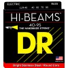 DR LLR-40 - HI-BEAM - struny do gitary basowej, 4-String, Light-Light, .040-.095
