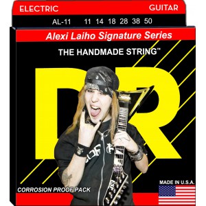 DR Alexi Laiho Signature Series - AL-11 - struny do gitary elektrycznej Set, Extra Heavy, .011-.050