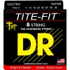 DR TITE-FIT - TF8-11 - struny do gitary elektrycznej Set, 8-String Medium Heacy, .011-.080