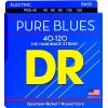 DR PURE BLUES - struny do gitary basowej, 5-String, Light, .040-.120