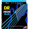 DR NEON Hi-Def Blue - NBE- 9 - struny do gitary elektrycznej Set, Light, .009-.042