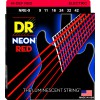 DR NEON Hi-Def Red - NRE- 9 - struny do gitary elektrycznej Set, Light, .009-.042