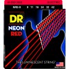 DR NEON Hi-Def Red - NRE- 9/46 - struny do gitary elektrycznej Set, Heavy & Light, .009-.046