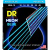 DR NEON Hi-Def Blue - NBA-10 - struny do gitary akustycznej Set, Light, .010-.048